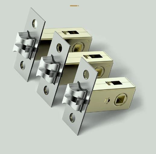 Ball catch latch for cylindrical lockset, universal spare part for bedroom interior doors