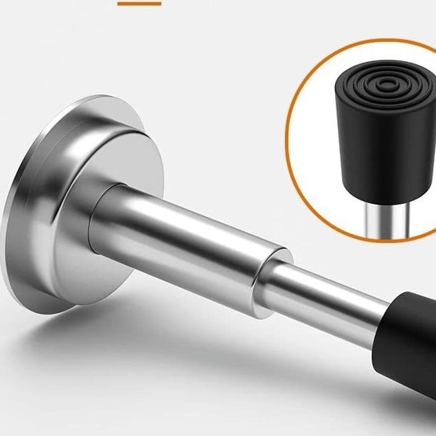 Door Stop, No-Drill Silicone Door Wedge, Anti-Collision Entry Door Bumper, Anti-Theft Doorstop