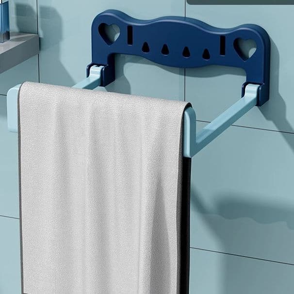 Tool-Free Wall-Mounted Basin Rack for Bathroom