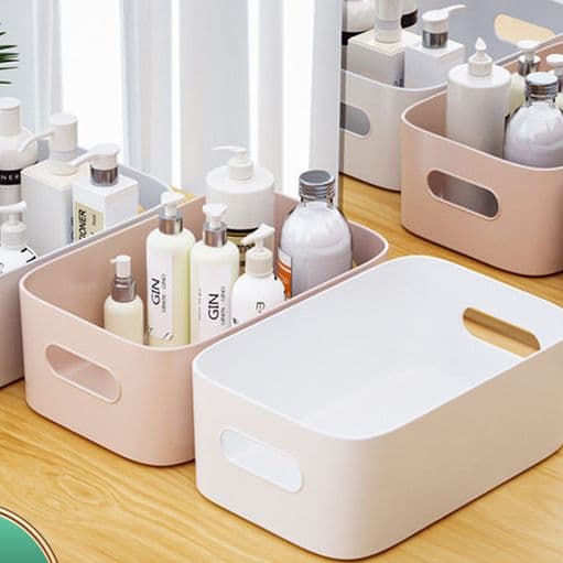 Utility Storage Box Household Desktop Organiser Plastic Container Cosmetic Organiser Homeware Wholesale