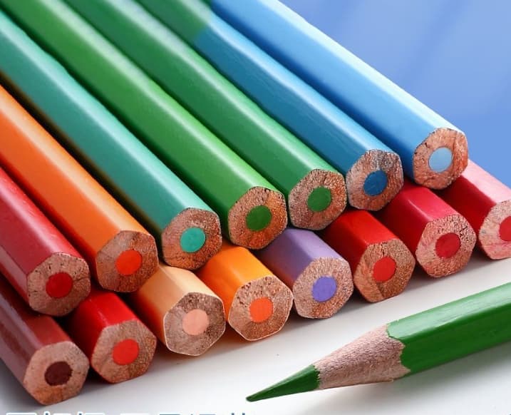 Oil Coloured Pencils Watercolour Erasable Drawing Pencil Set 36/48 Colours for Kindergarten Students