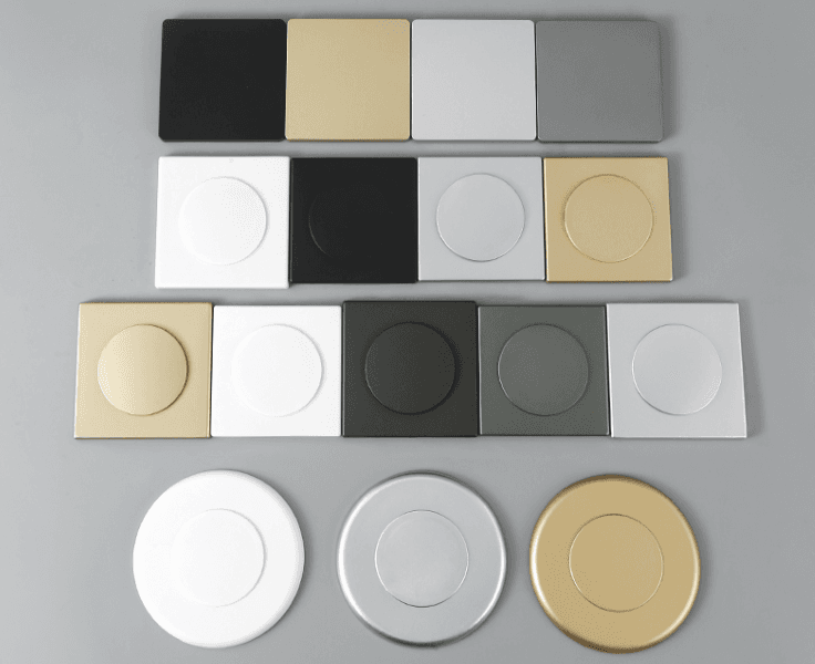 Air conditioner hole cover, cable pass-through wall plate, wall hole cover