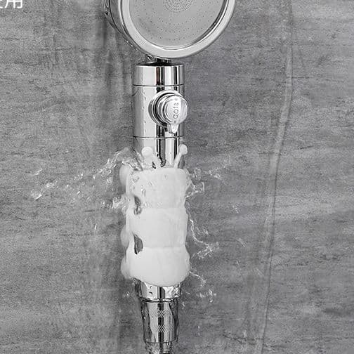Shower Head Holder No-Drill Suction Cup Bracket, Movable Shower Mount with Silicone Holder