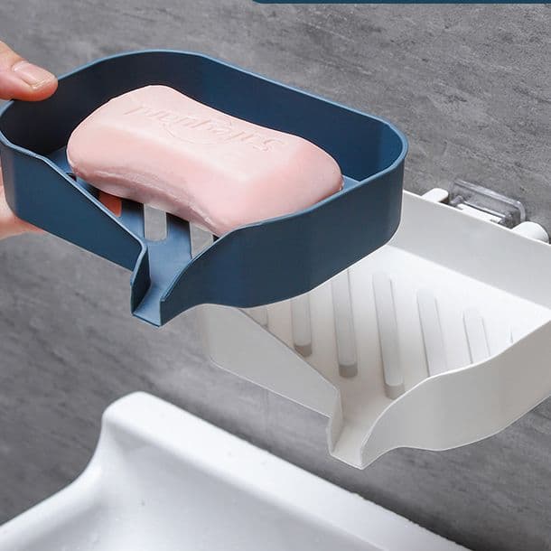Wall-Mounted Soap Dish with Drainage, Premium New Style for Bathroom, Two-Tier, No Drilling Required