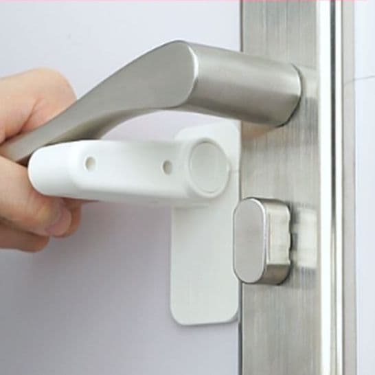 Security Lock for Women Living Alone, Anti-Cat Door Lock, Child Safety Lock, Door Latch, Theft Deterrent