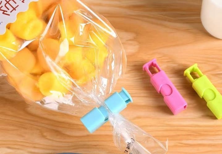 Food Bag Sealing Clips - Plastic Bag Clips for Snacks, Tea, Milk Powder, and Kitchen Use
