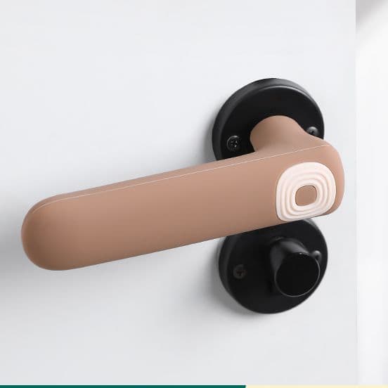 Silicone door handle protector cover, anti-slip door handle cover for security doors and bathrooms, bumper guard, scratch-resistant and anti-slip