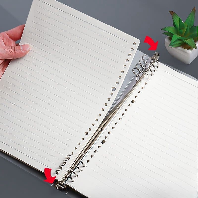 Refill Paper A5/B5, Thick, Lined or Grid, Eye-Care, Loose-Leaf
