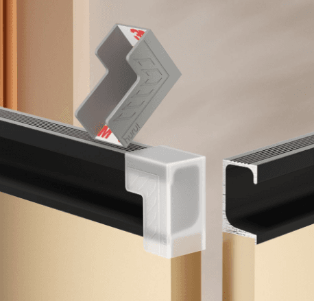 Cabinet Door G-Type U-Shaped Handle, Anti-Collision Corner, Hand Protector for Wardrobes, Drawers, and Tables