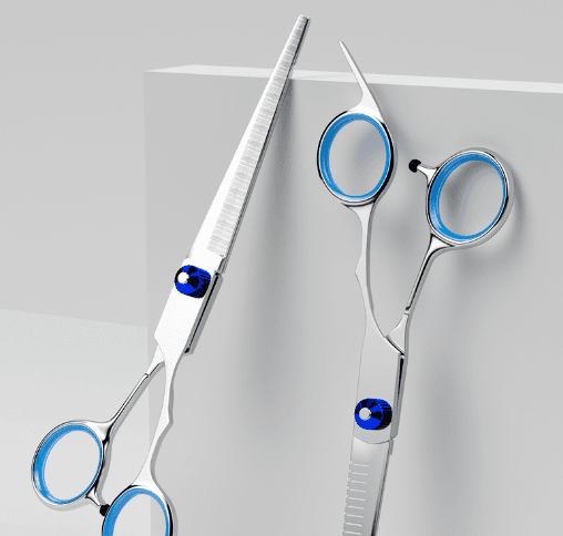 Home Hair Cutting Scissors Set with Thinning Scissors and Bang Trimming Tool