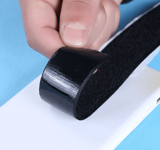 Double-sided adhesive hook and loop tape for flyscreen curtains, self-adhesive, no trace, hook and loop tape