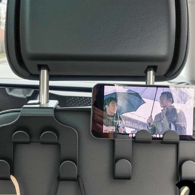 Car Seat Hook with Phone Holder – Hidden, Durable, Practical