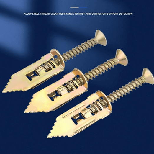 New Hammer-In Plasterboard Wall Anchor Expansion Screw for Insulation Board, Fibre Cement Board, Internal Expansion