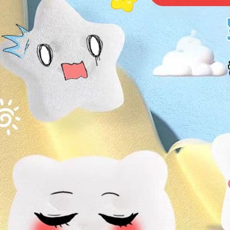 Baby Bath Sponge Natural Konjac Puff for Newborns and Children