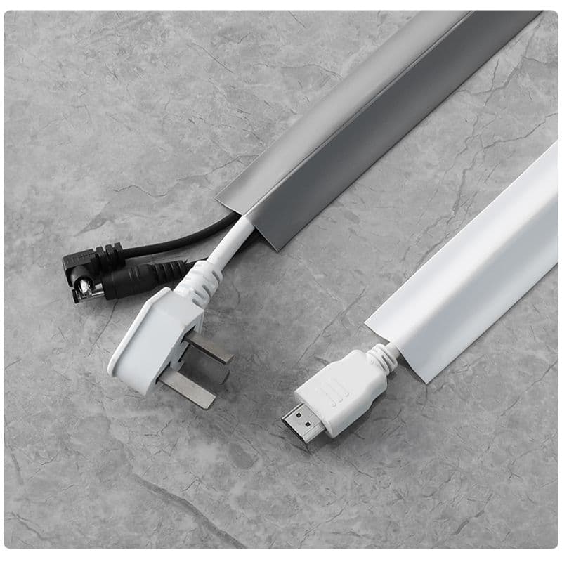 Cable Management Kit for Floor and Wall - Cord Hider and Organiser
