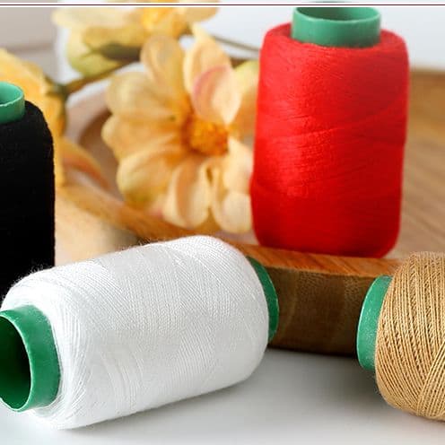 Hand Sewing Thread White and Black for Sewing Clothes, Fine Thread for Household Hand Sewing