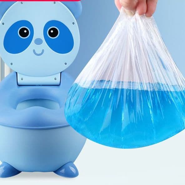 Kids Toddler Toilet Seat with Disposable Plastic Liner Bags and Storage Bag