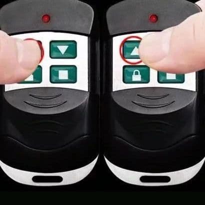 Universal copy remote control 433/315MHz for electric roller shutter doors, rolling gates, boom barriers, and retractable gates, garage door remote