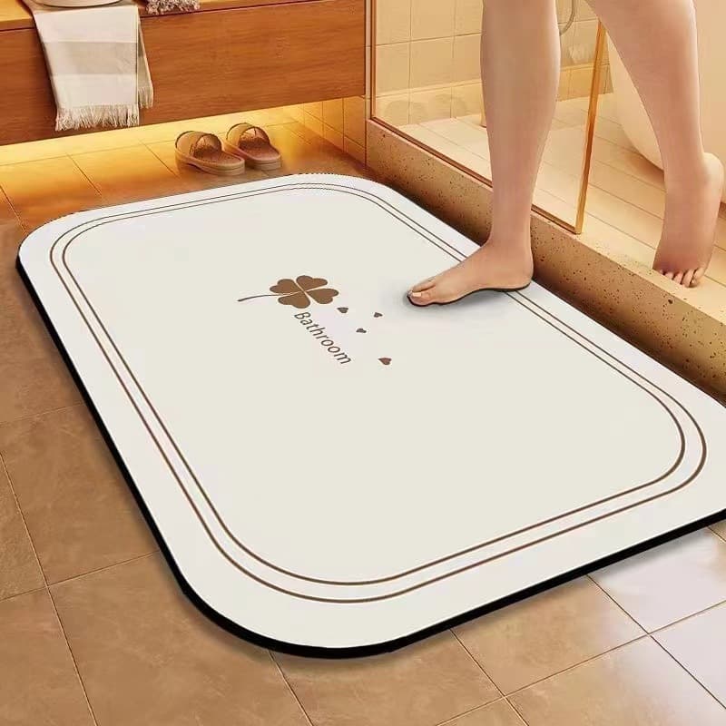 Bathroom Floor Mat – Water Absorbent, Non-Slip, Quick Dry, Extra Thick