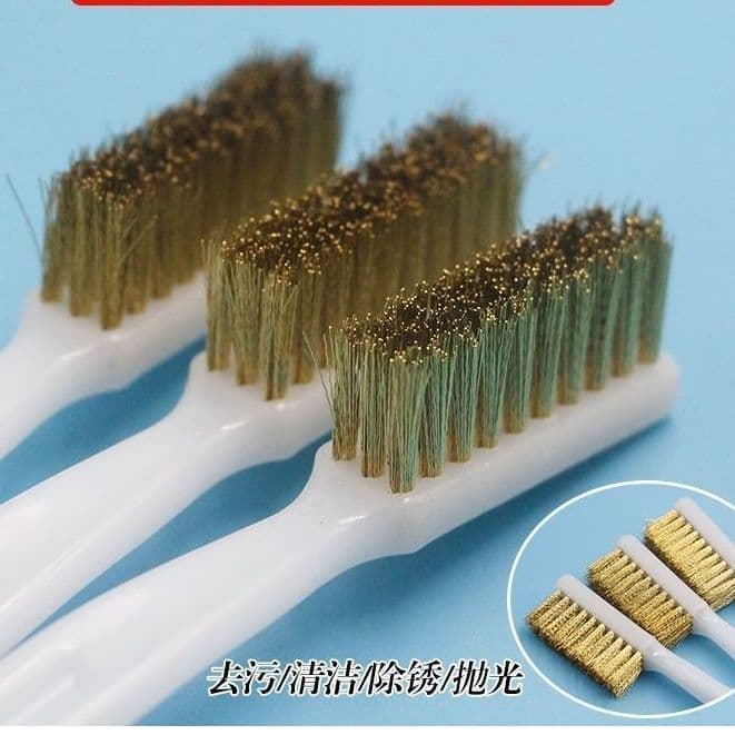 Mini wire brush walnut cleaning brush for Wenwan walnuts, industrial rust removal paint brush steel brush