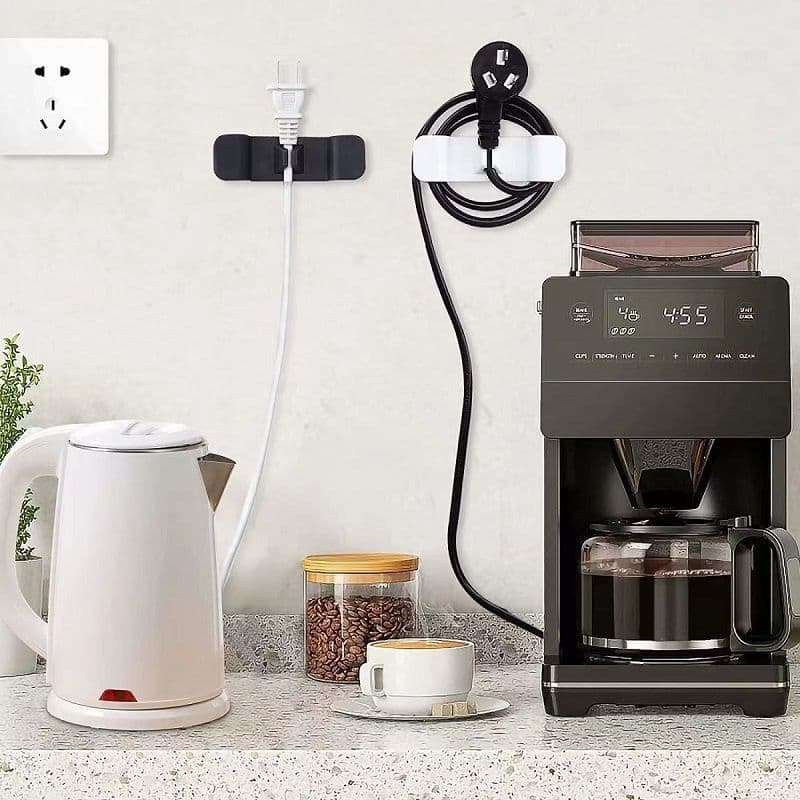 Kitchen Cord Organiser – No-Drill Plug Holder for Power Cables