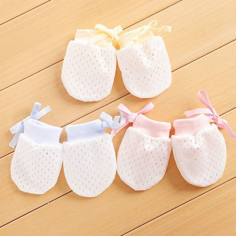 Baby Breathable Anti-Scratch Mittens for Newborns, Chewable, Thin for Spring/Summer/Autumn