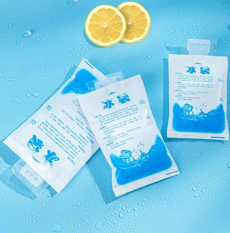 Disposable Water-Filled Ice Pack for Food Cold Chain Transport, Reusable