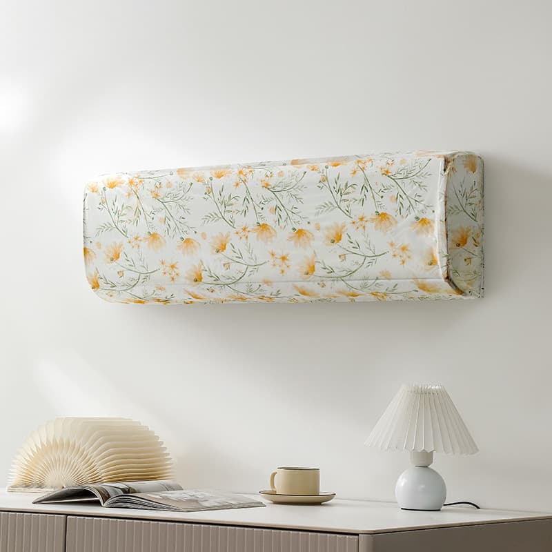 Air conditioner dust cover for wall-mounted indoor units, universal full cover cloth