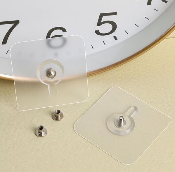 Invisible Wall Hooks for Picture Frames, No-Drill Adhesive Hooks