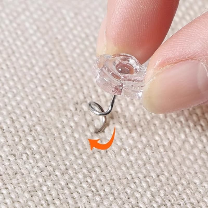 Sofa cushion grip pins, anti-slip stabilisers for mattresses and bedding