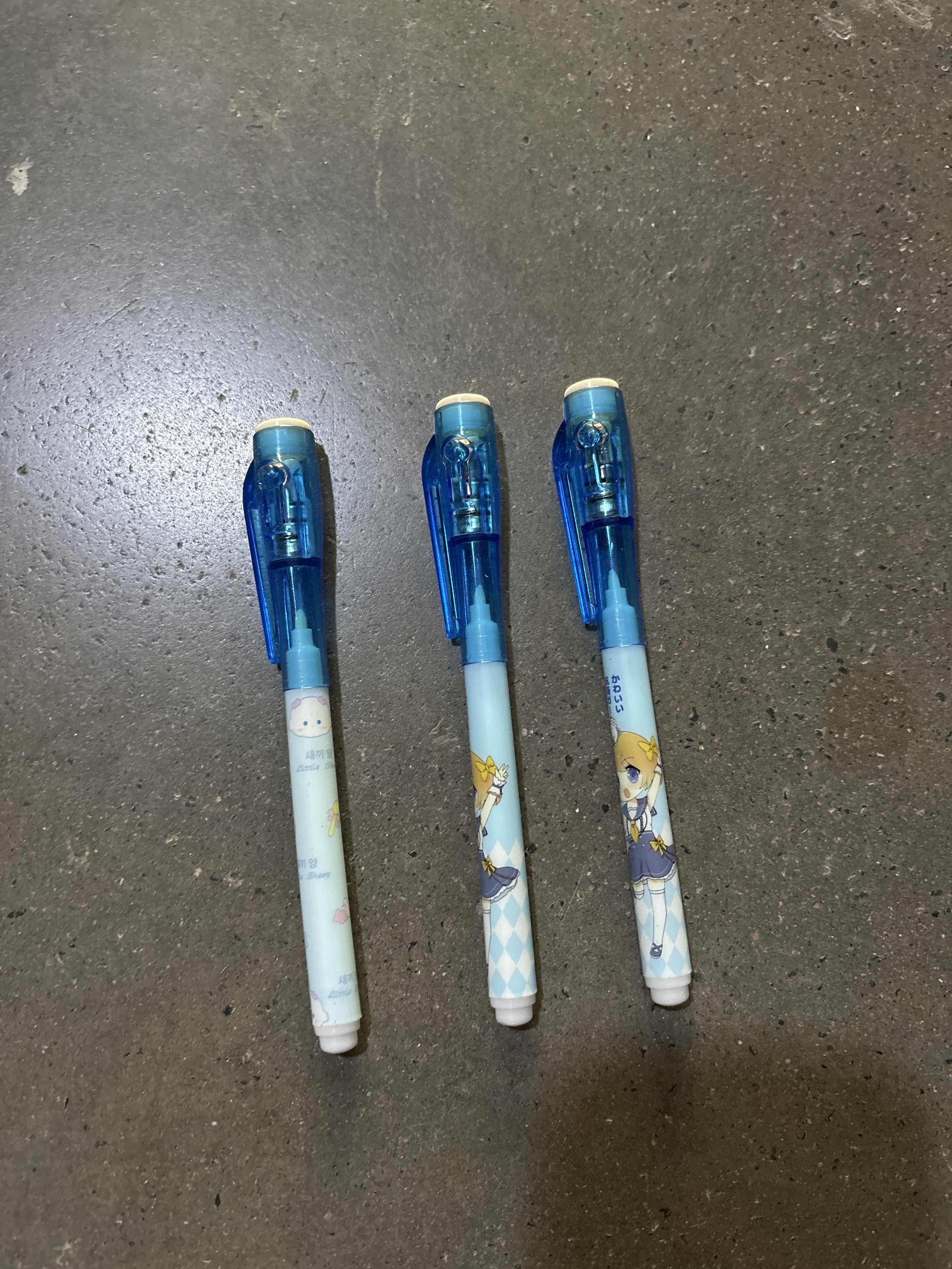 Fluorescent Magic Marker for Primary Students, Multifunctional with UV Invisible Anti-counterfeit Function