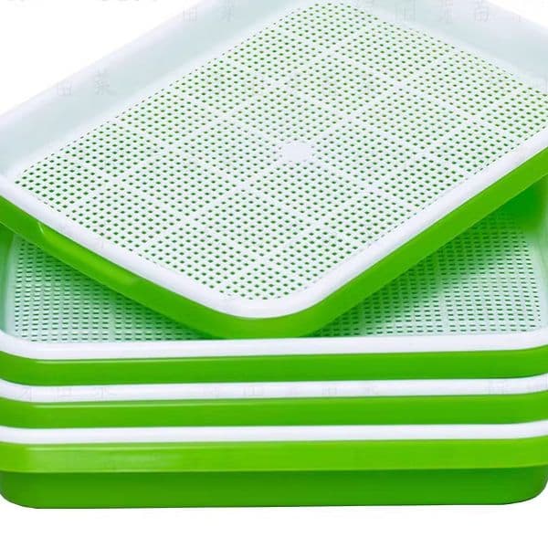 Bean Sprout Germination Tray with Storage, Soilless Cultivation Hydroponic Vegetable Equipment, Pea Planting Sprout Tray