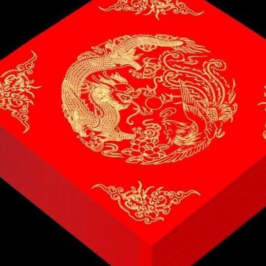 Wannianhong blank red paper for calligraphy, Chinese New Year couplets, brush pen, blessing character, calligraphy set, red