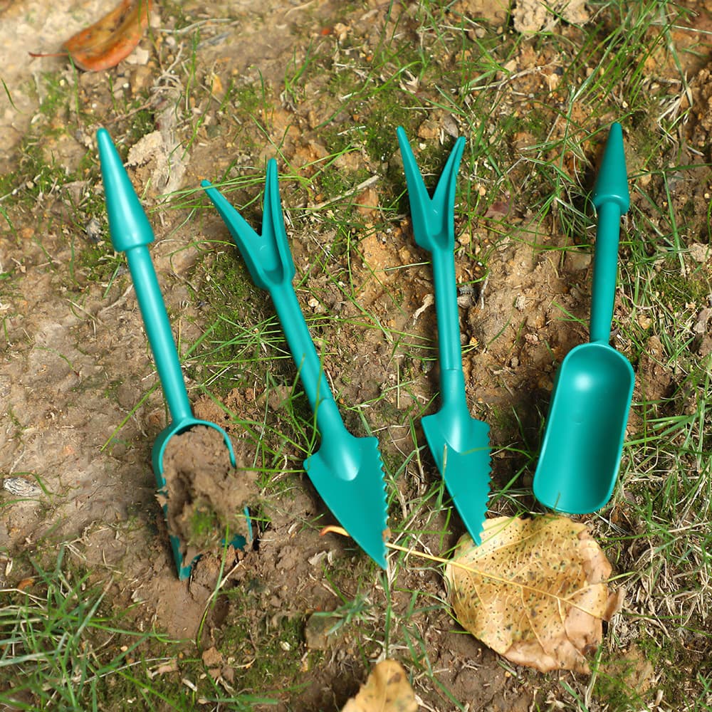 Garden Hand Transplanting Tool Tag Set, Seedling Transplanter, Succulent Planter, Plastic Lifter, Hole Punch
