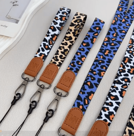 Crossbody phone lanyard, adjustable long neck strap with sturdy clip, anti-loss hand/wrist strap