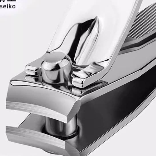 Nail Clipper and Manicure Set with Slant Cut and File