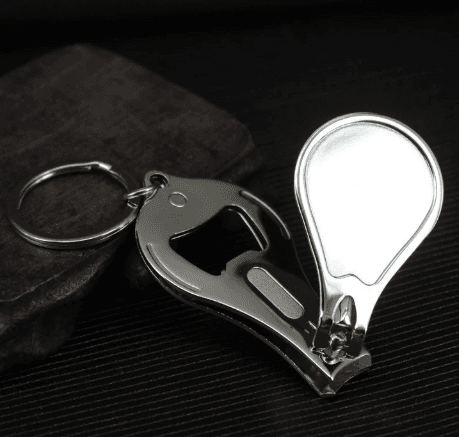Multipurpose Nail Clipper with Bottle Opener, File, Keyring