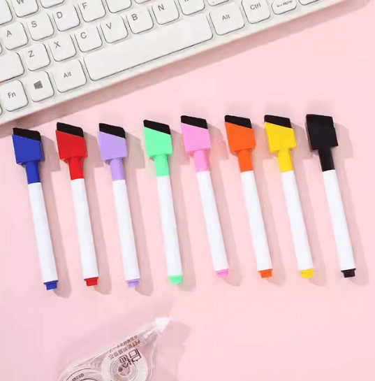 Erasable Whiteboard Markers Colour Control Pen for Kids Eco-Friendly Water-Based Graffiti Marker