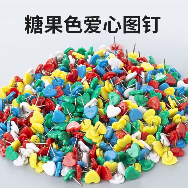 Assorted Colour Thumb Tacks for Pin Boards and Photos, Creative Decorative Pins