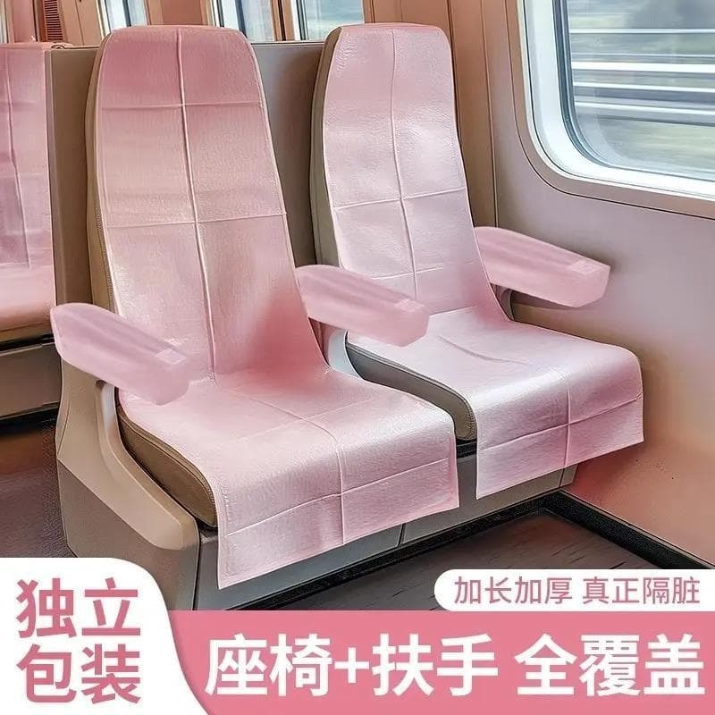 High-speed rail disposable seat cover cushion protector for trains, planes, and travel - thick protective