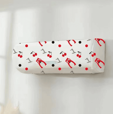Air conditioner dust cover, universal full cover for Gree, Haier, Midea wall-mounted units, moisture and dust proof, washable, also suitable for refrigerator