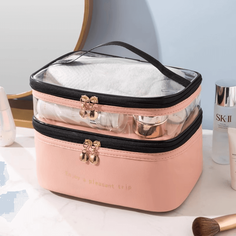 Makeup bag women's 2025 new large capacity portable travel toiletries bag cosmetics storage bag handbag