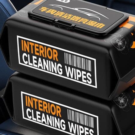 Car Interior Cleaning Wipes Multi-Purpose Dust Removal Leather Care Shoe Wipes Bulk Pack