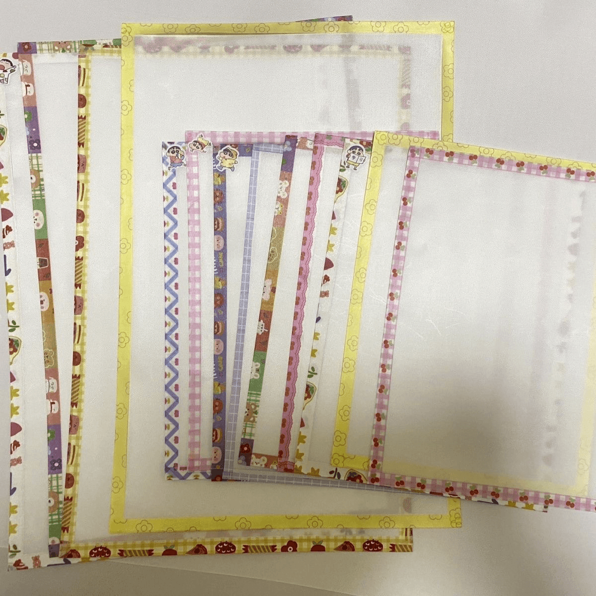 Edged Perler Bead Ironing Fabric, Soft, Heat-Resistant, Matte, Translucent, for DIY Craft