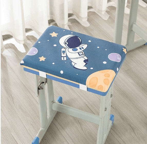 Student Cushion for Classroom and Dormitory, Square Stool Cushion, All-Season, Dual-Use