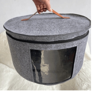 Portable Hat Storage Bag with Handle