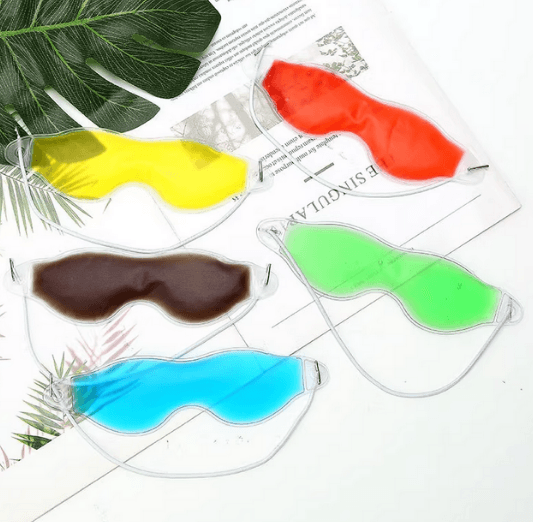 Reversible Sleep Eye Mask for Adults and Students, Blackout, Non-Pressure, Relieves Fatigue, Cold/Hot Compress, Cooling and Warming for Sleep