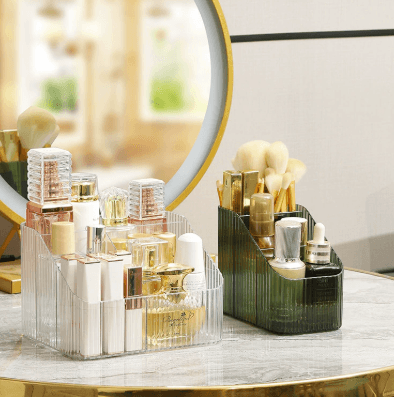 Desktop Storage Box for Cosmetics, Plastic Drawer Organiser