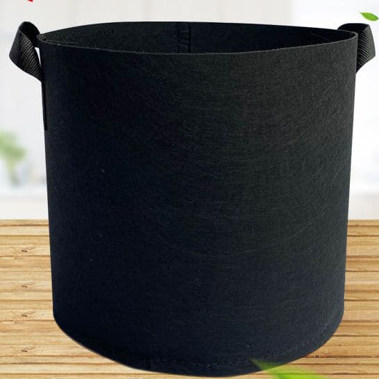 Root control planting bag felt nonwoven gallon bag nursery nutrient plant bag black
