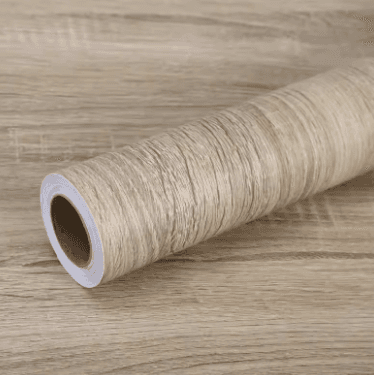 Self-adhesive wood grain wallpaper for furniture renovation, waterproof, for cabinets, wardrobes, desktops, thick sticker